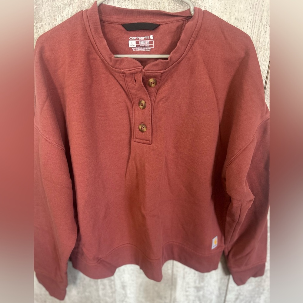 Carhartt Mauve Button-Up Top